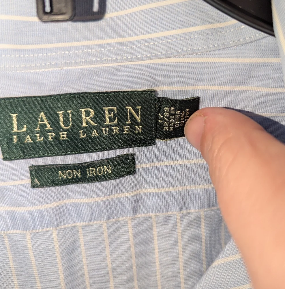 Men's Lauren Ralph Lauren Button Down Dress Shirt Size‎ 17